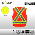 100% polyester High Visibility Reflective Vest Traffic Safety Vest